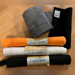 Crafting felt - Halloween/fall colours - crafters square